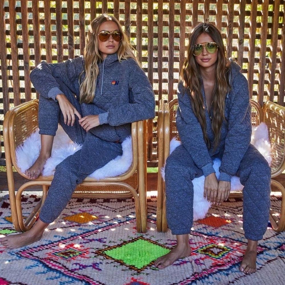 Aviator Nation Quilted Pants